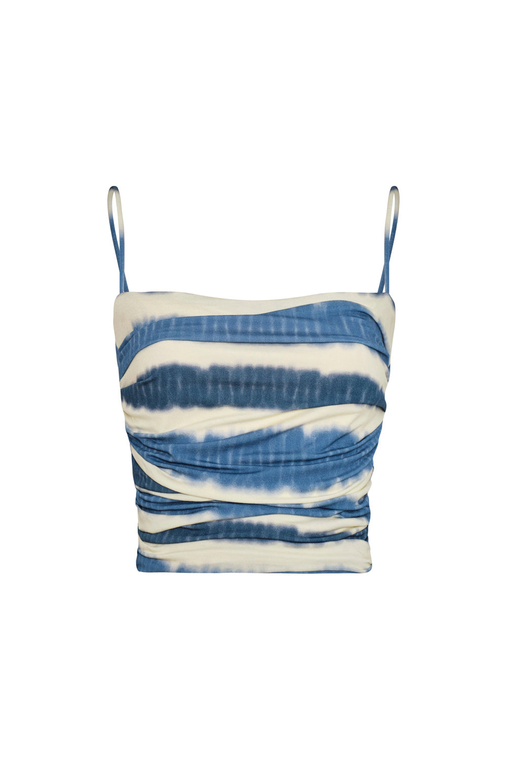 Crop Top Pearl Azul Indigo Natural