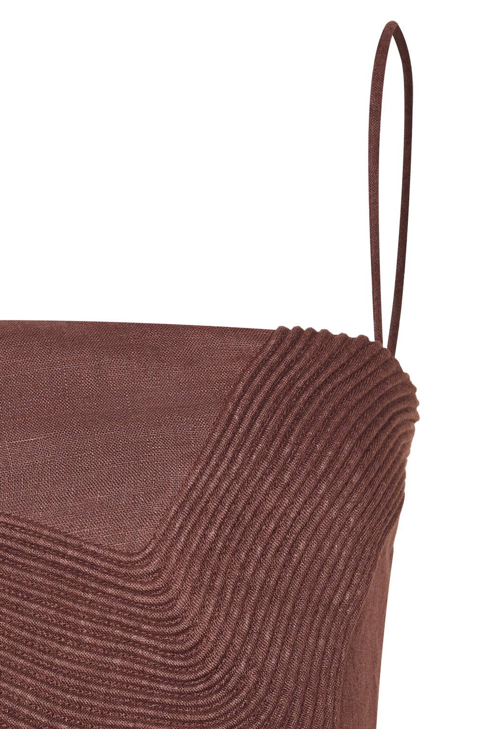 Crop top notre dame coffee bordado