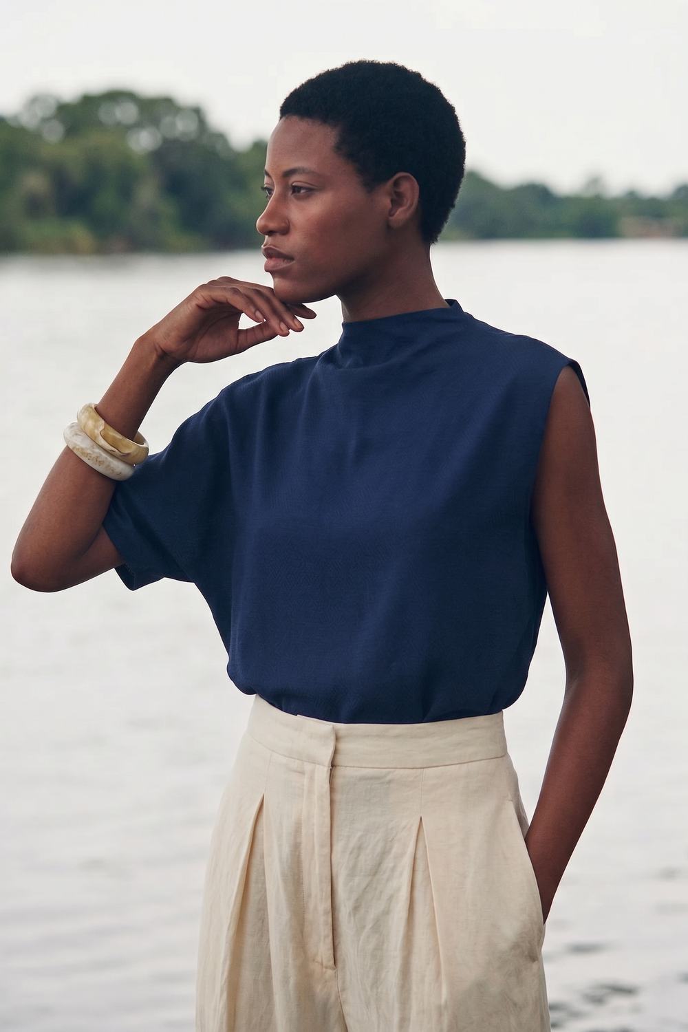 Blusa Tibet Azul Navy