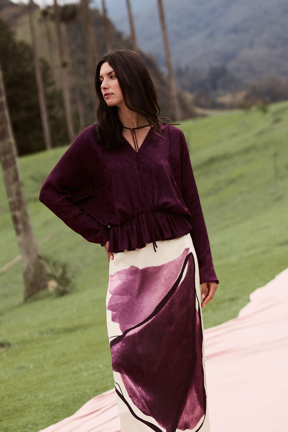 Blusa Salento Mío Dark Purple