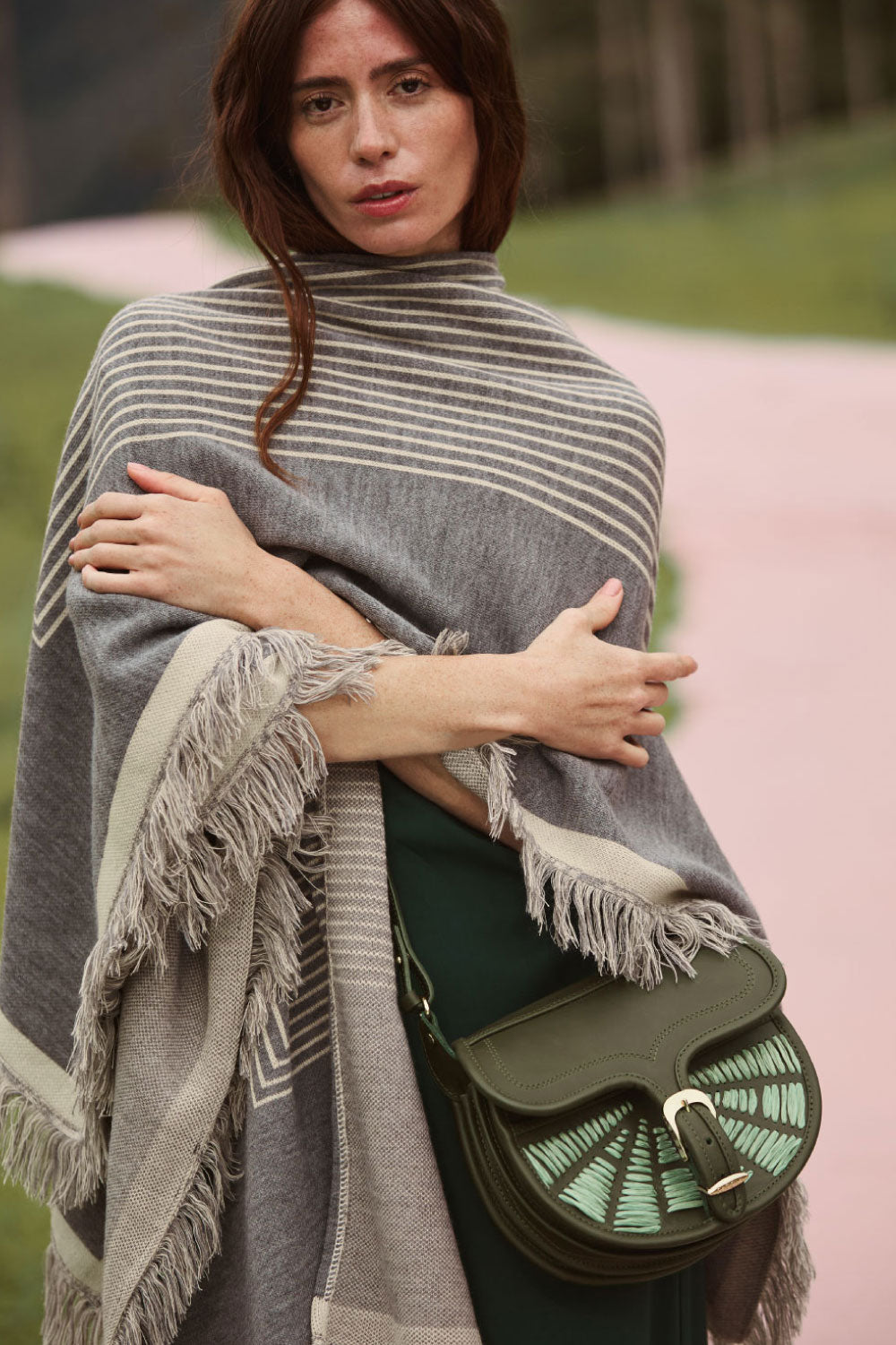 Bolso La Hilandera Moss Green - Padova