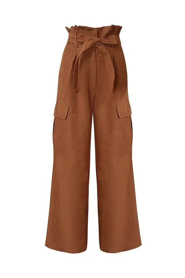 Pantalón monocromía del mar caramelo