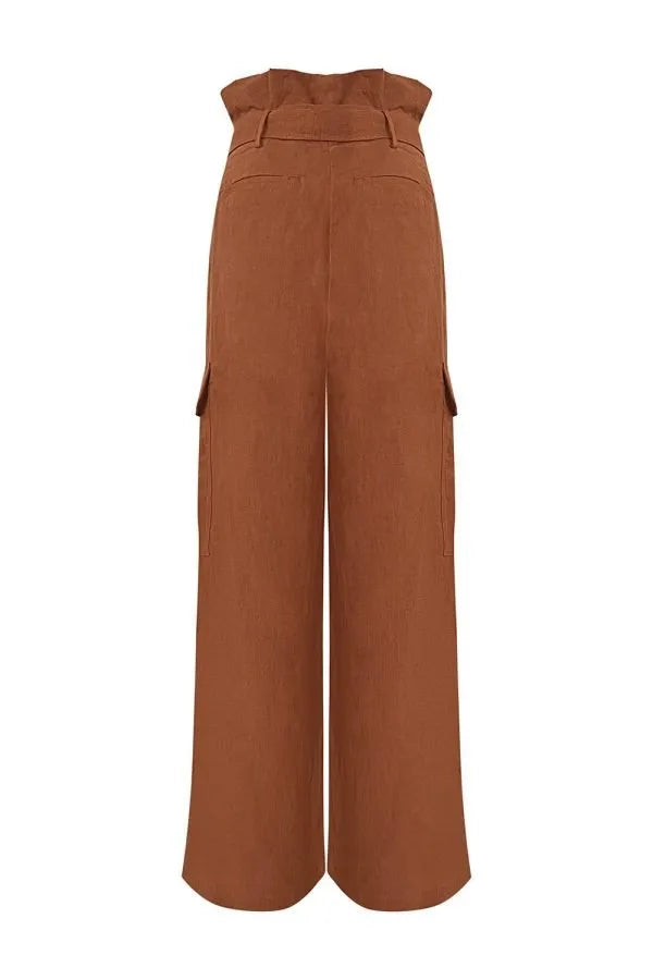 Pantalón monocromía del mar caramelo