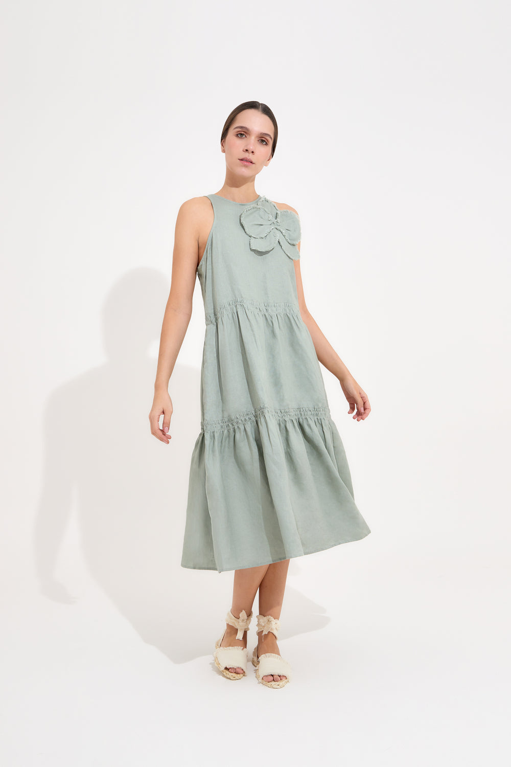 Vestido New Macarena Sage