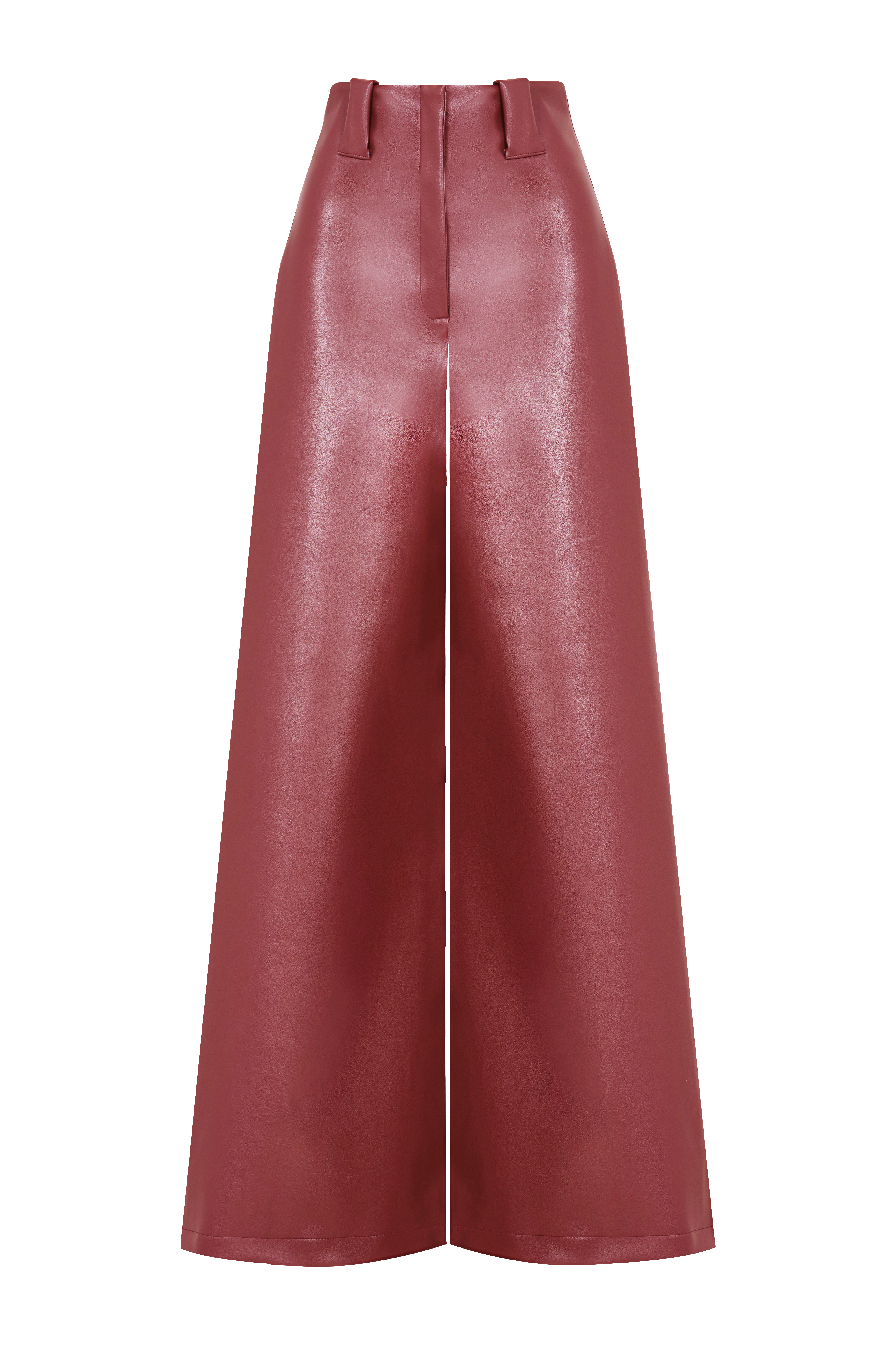 Pantalón New Paulette Vino Cuerina